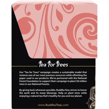 Buddha Teas Organic Herbal Tea Bags Detox Dharma Blend 18 Pack