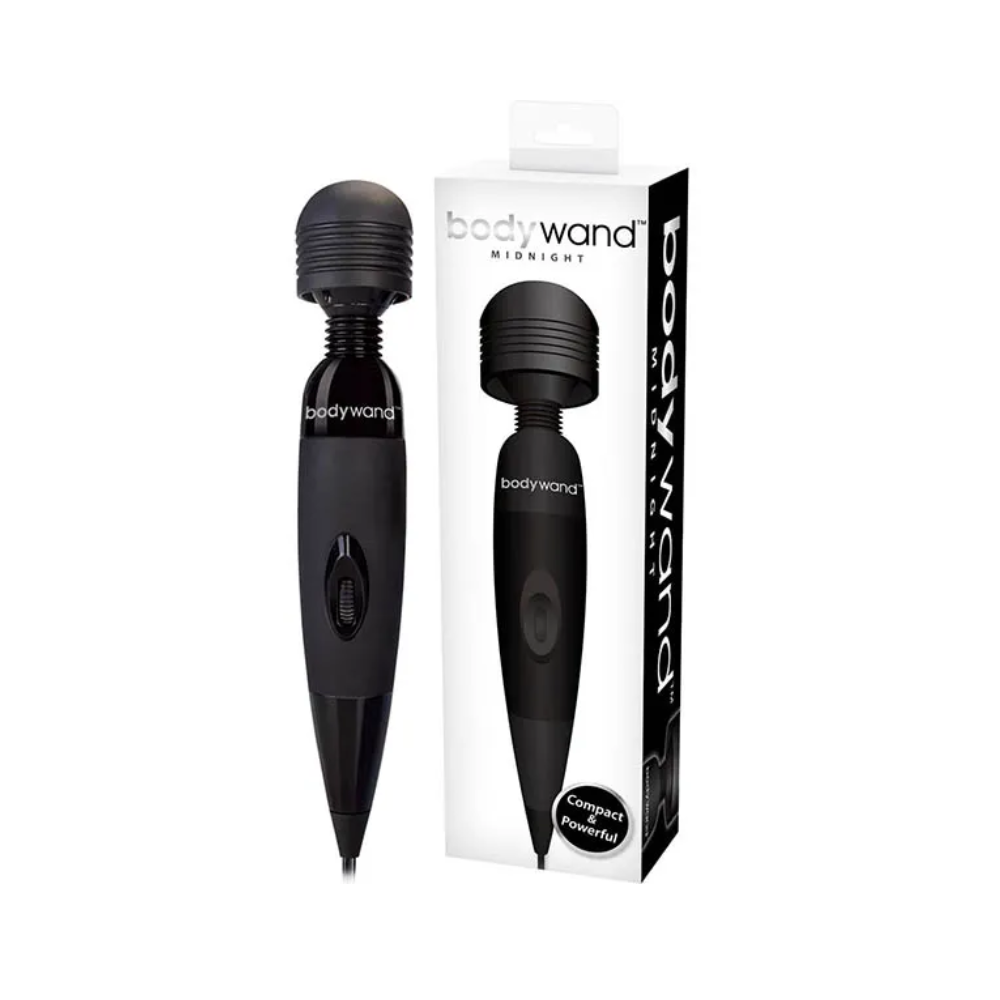 Bodywand Midnight Black Mains Powered Massage Wand