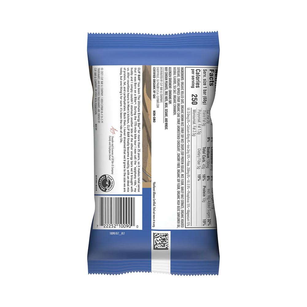 CLIF Energy Bar Chocolate Chip 12x68g