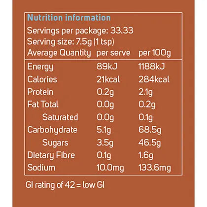 Power Super Foods Yacon Syrup Certified Organic 250g