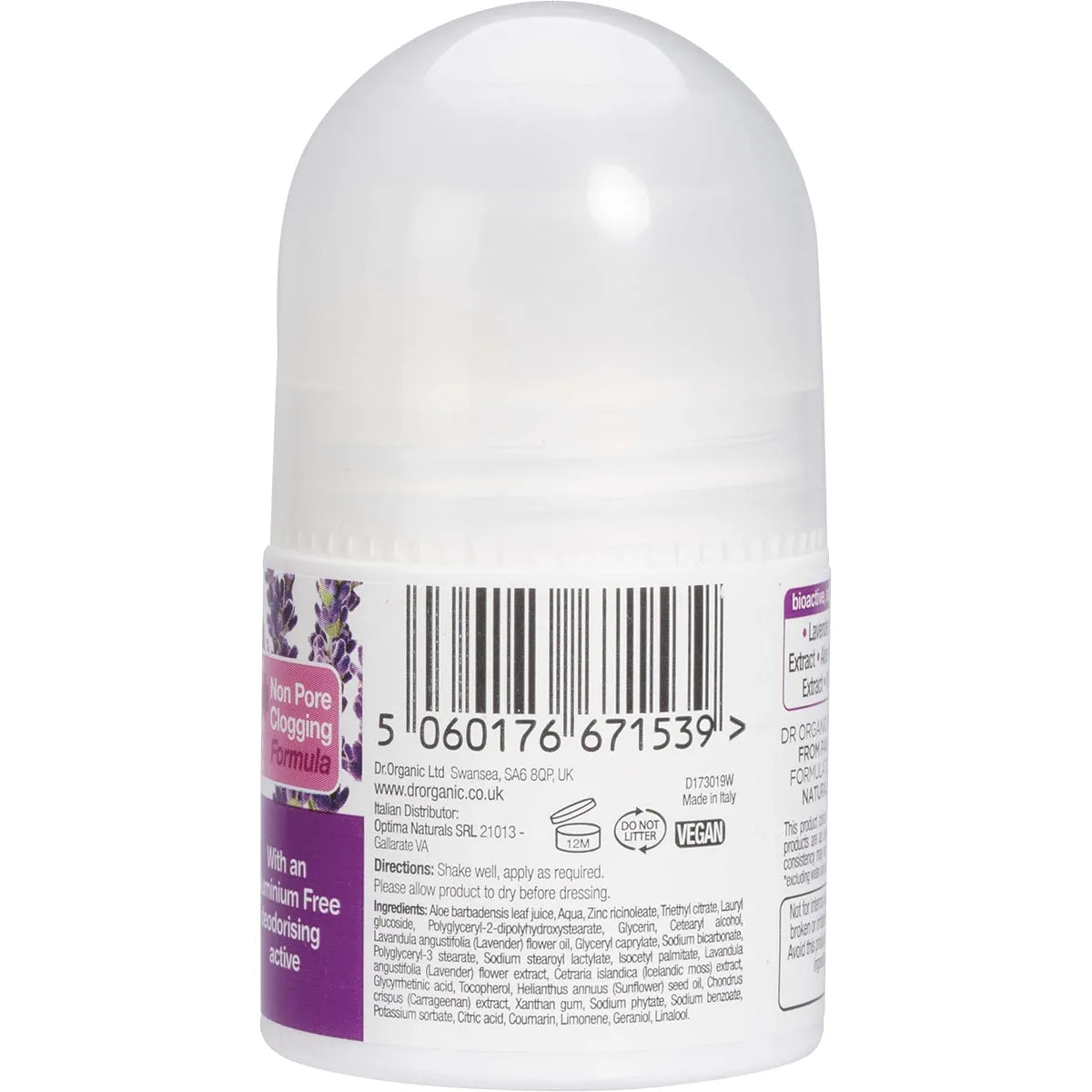 Dr Organic Lavender Roll On Deodorant 50ml