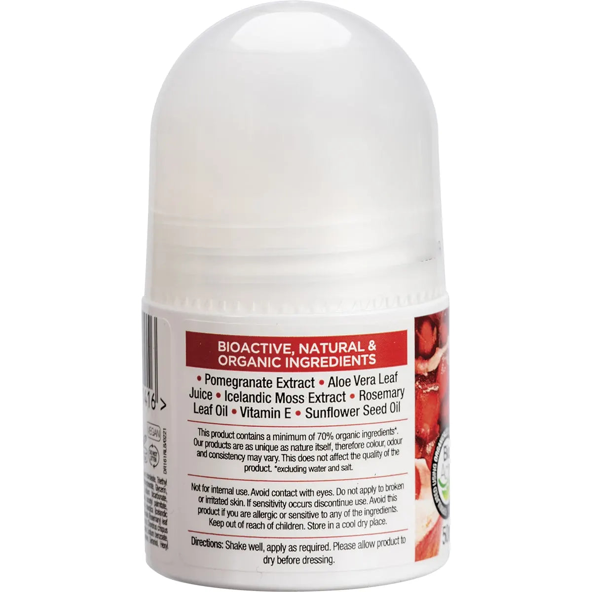 Dr Organic Pomegranate Roll On Deodorant 50ml