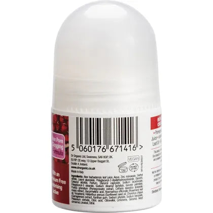 Dr Organic Pomegranate Roll On Deodorant 50ml