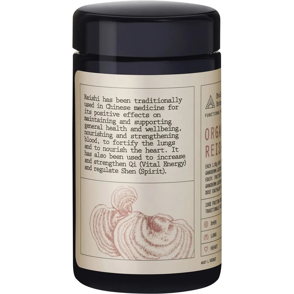 Evolution Botanicals Reishi Extract Organic 15:1 Functional Mushrooms 90g