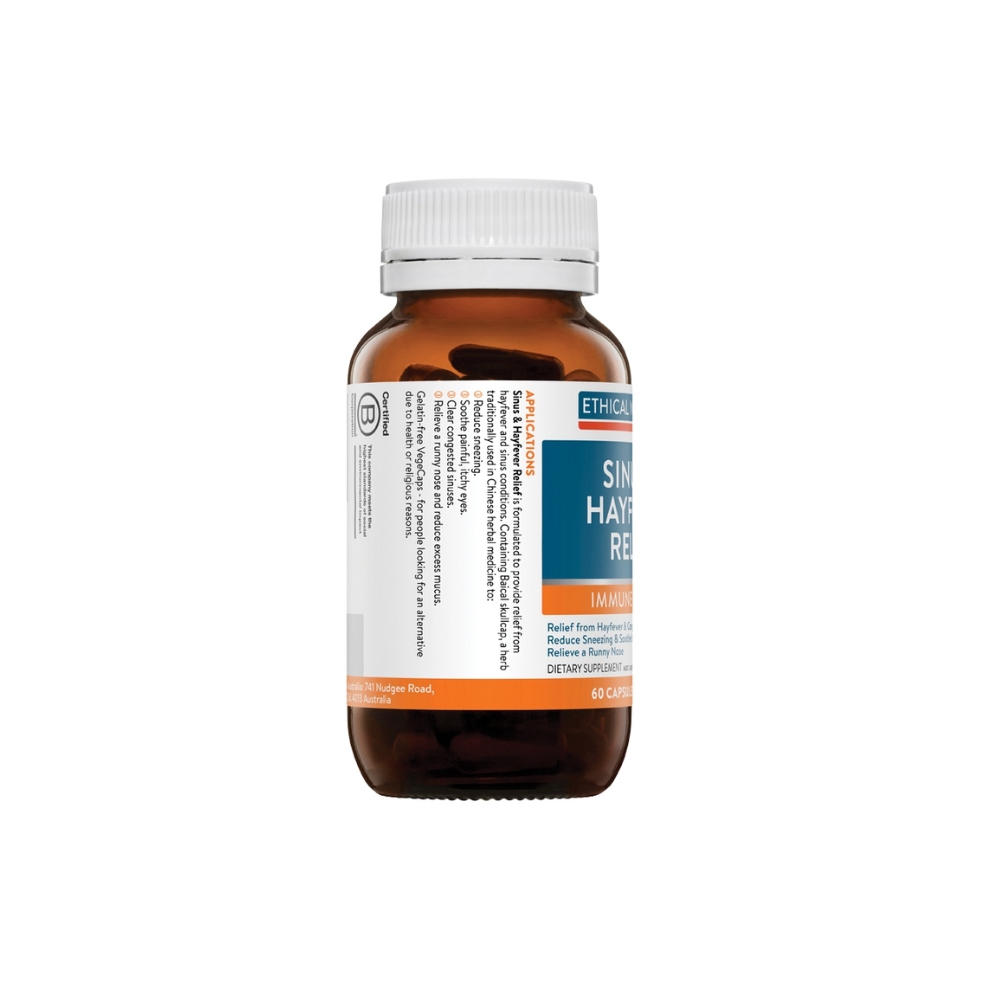 Ethical Nutrients Sinus & Hayfever Relief 60 Capsules