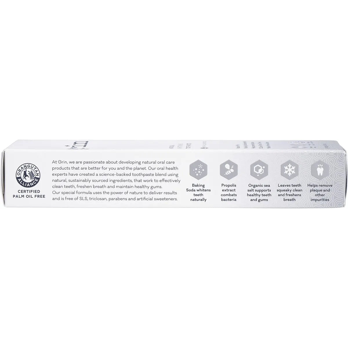 Grin Toothpaste Whitening with Fluoride 100g
