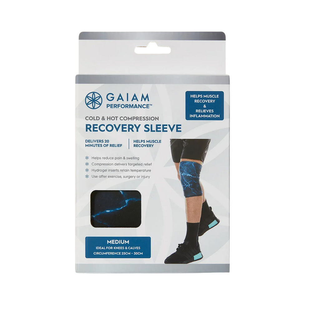 Gaiam Cold & Hot Compression Recovery Sleeve Medium