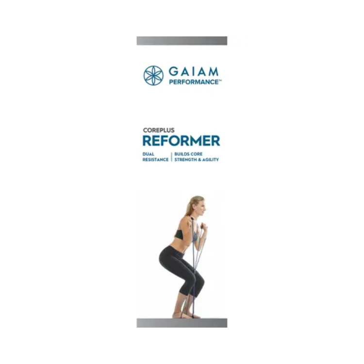 Gaiam Pilates Reformer 4-Loop Design and Multiple Grips