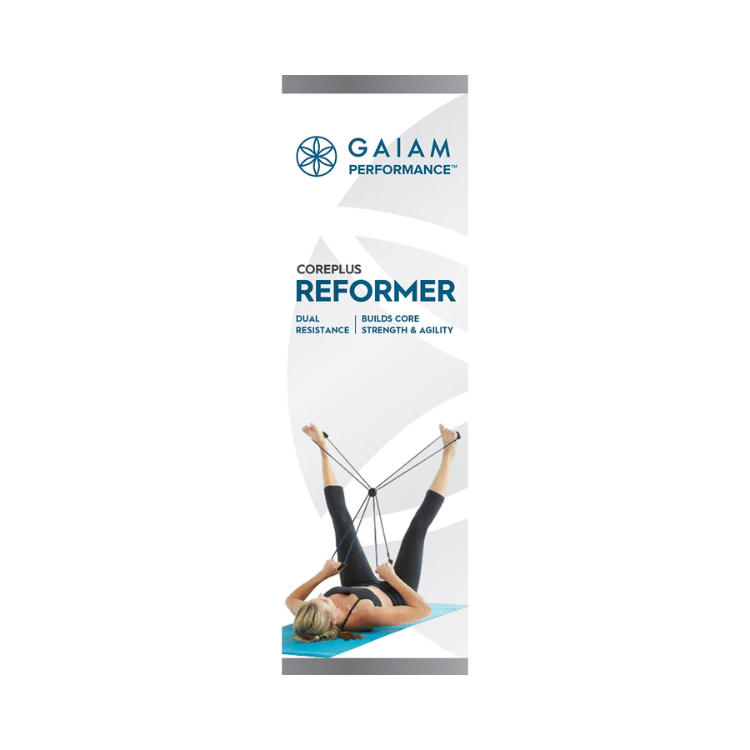 Gaiam Pilates Reformer 4-Loop Design and Multiple Grips