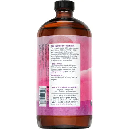 HERITAGE STORE Organic Castor Oil 946ml