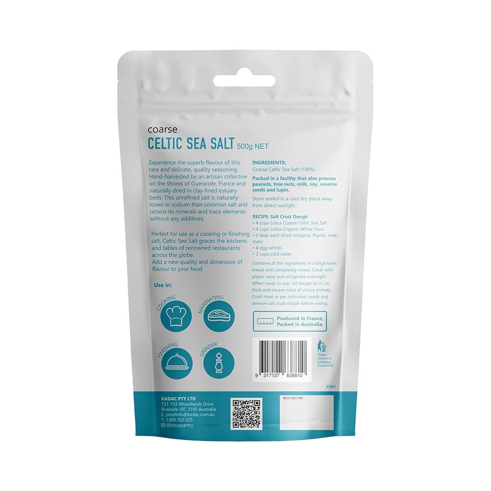 Lotus Celtic Sea Salt Coarse 500g