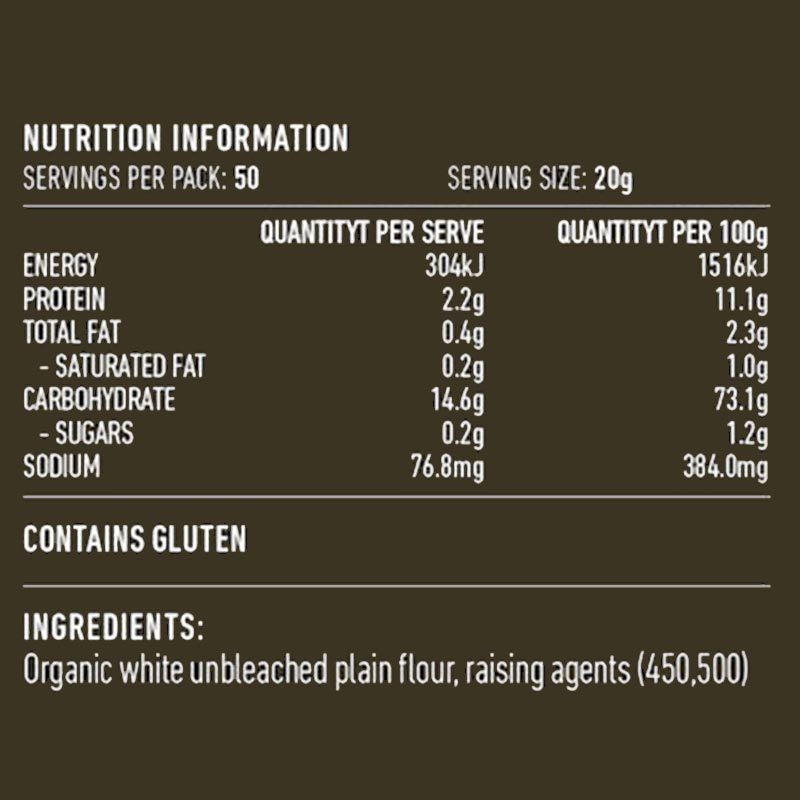 Lotus Organic Self-Raising Wheat Flour 1kg