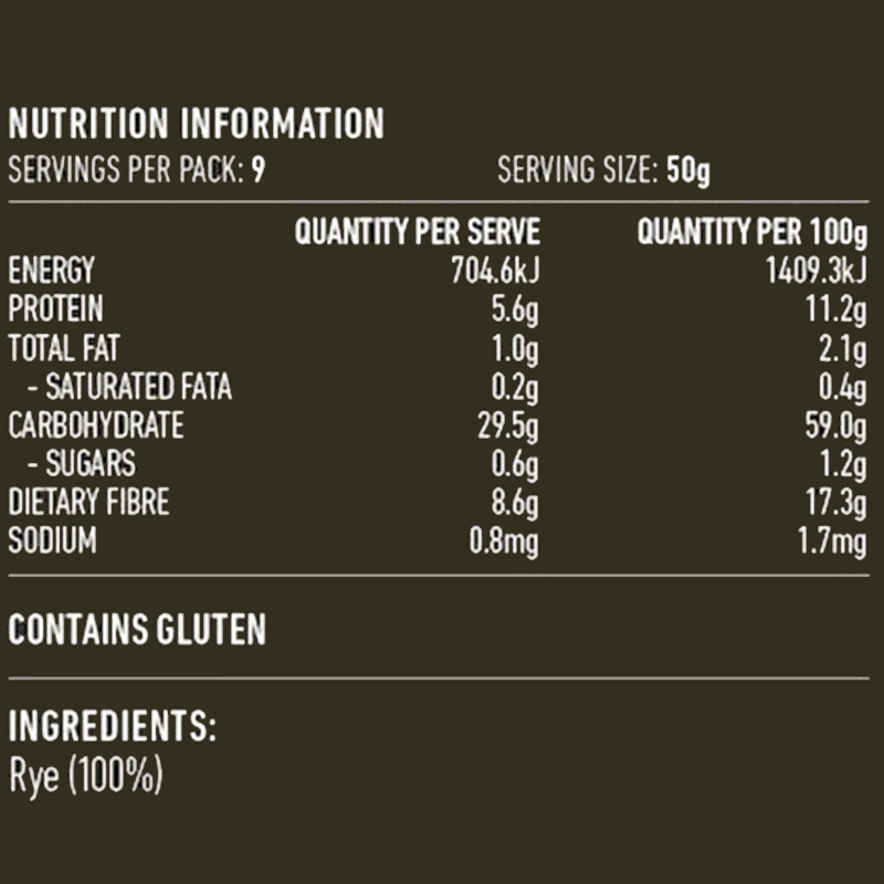 Lotus Rye Flakes Rolled 450g