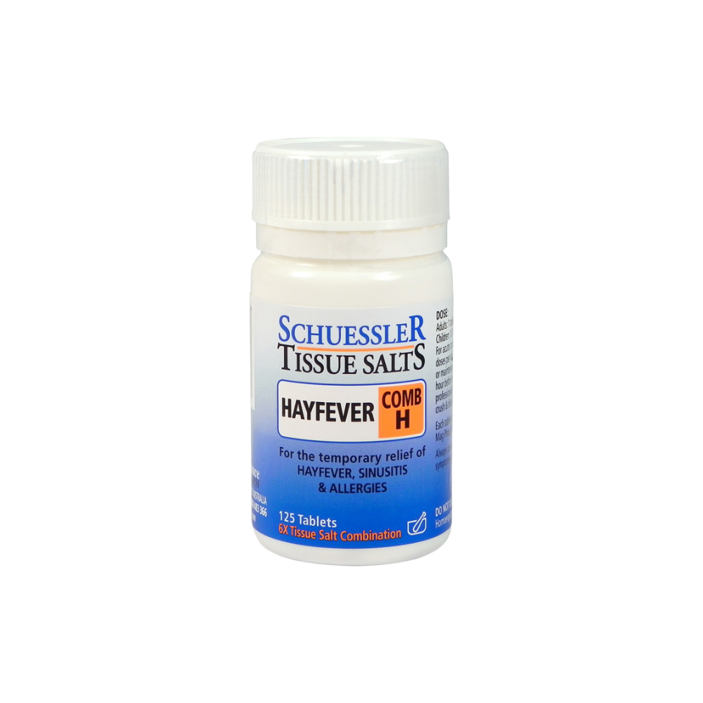 Martin & Pleasance Schuessler Tissue Salts Comb H (Hayfever) 125 Tablets