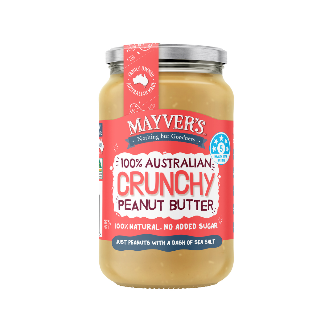 Mayvers Peanut Butter Crunchy 375g