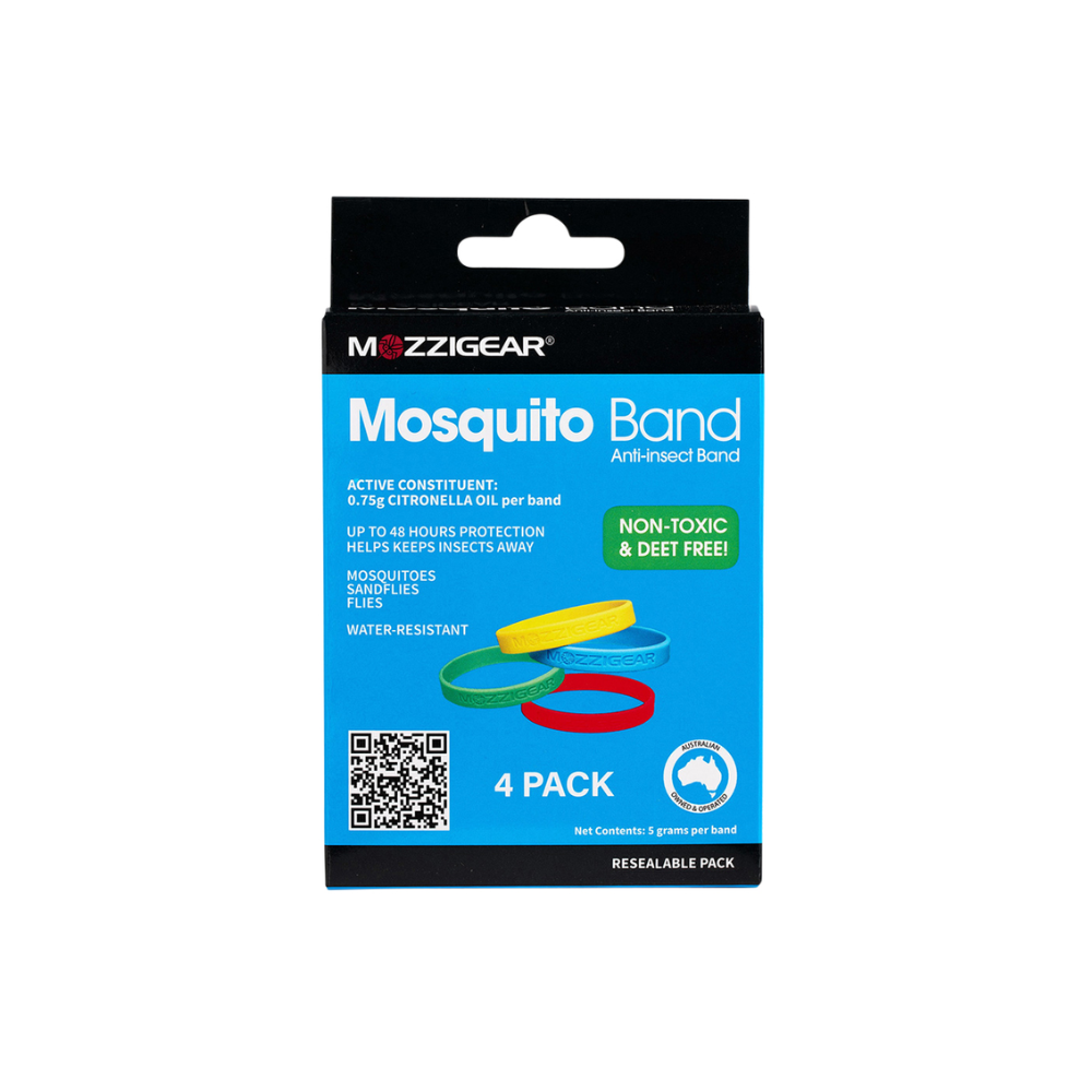 Mozzigear Mosquito Band Adults x4 Pack