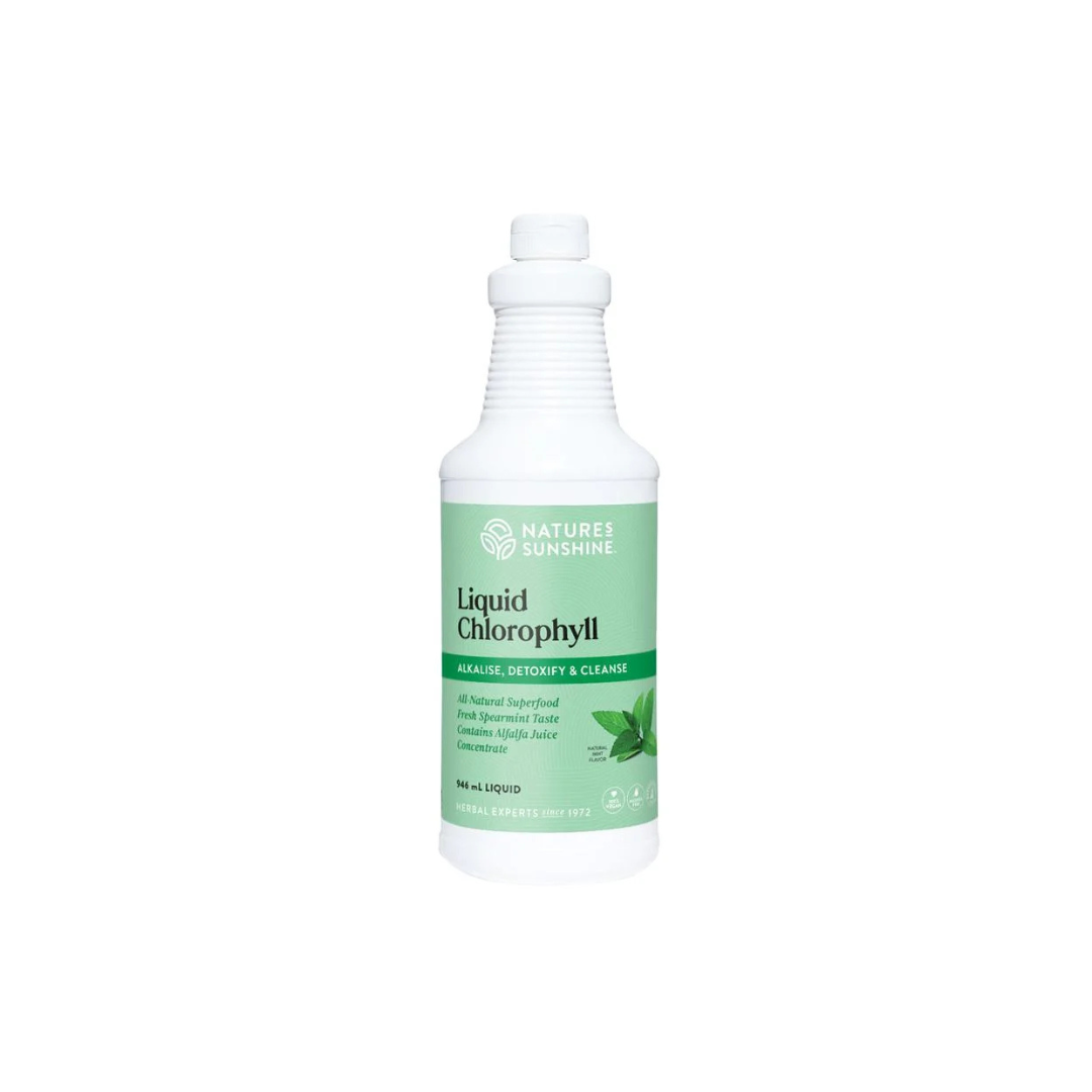 Nature’s Sunshine Liquid Chlorophyll 946 ml – Fresh Minty Detox Tonic