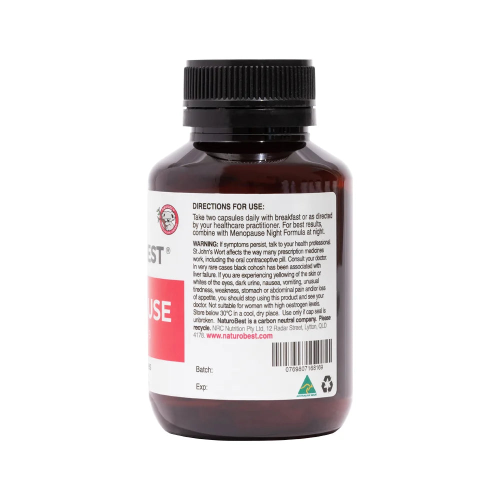 NaturoBest Menopause Day Formula 60 Capsules