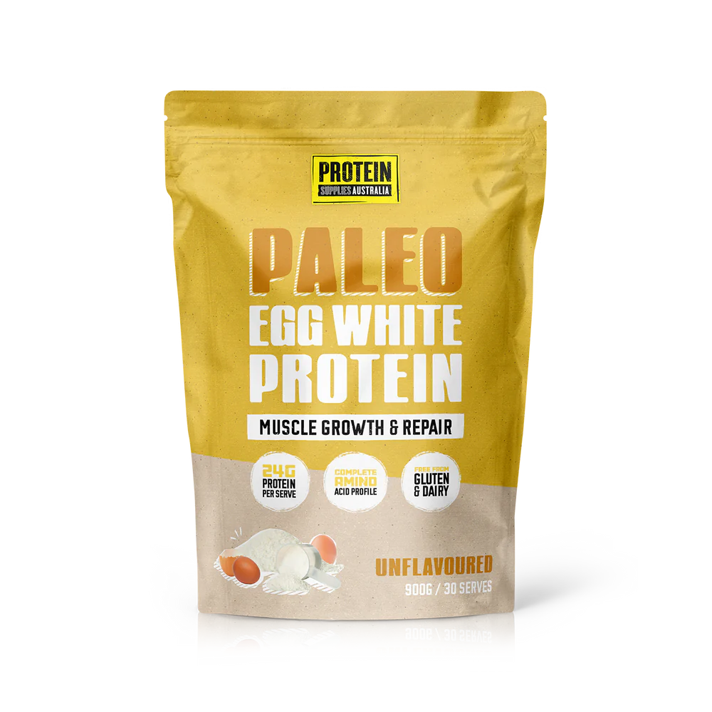 Protein Supplies Australia Paleo Pro Egg White Protein Unflavoured 900g