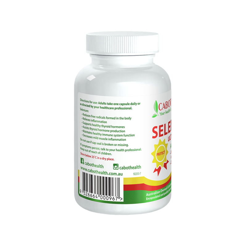 Cabot Health Selenium Ultra Potent 60 Capsules