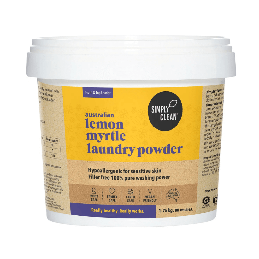 Simply Clean Lemon Myrtle Laundry Powder 1.75kg