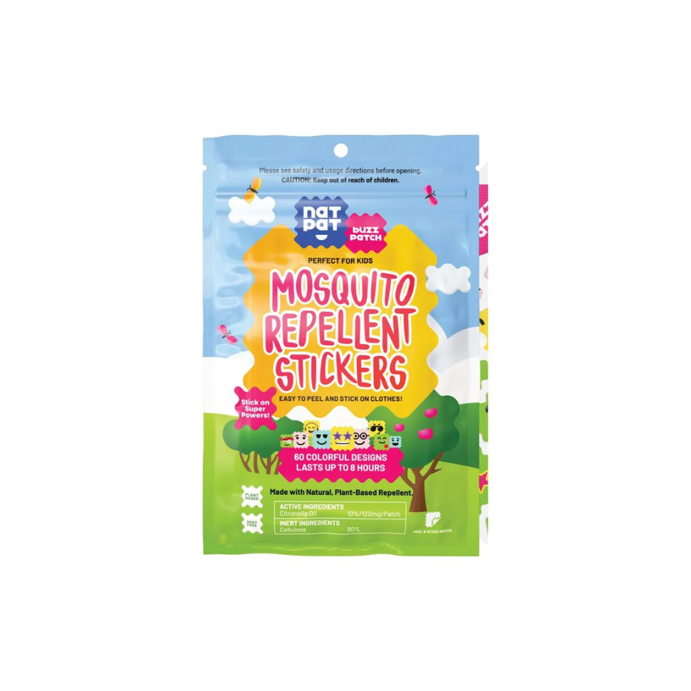 The Natural Patch Co BuzzPatch Natural Mosquito Repellent Stickers 24 Pack