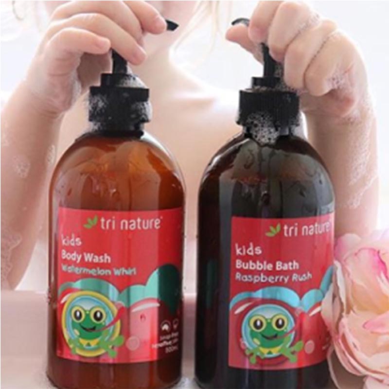 Tri Nature Kids Bubble Bath Raspberry 500ml