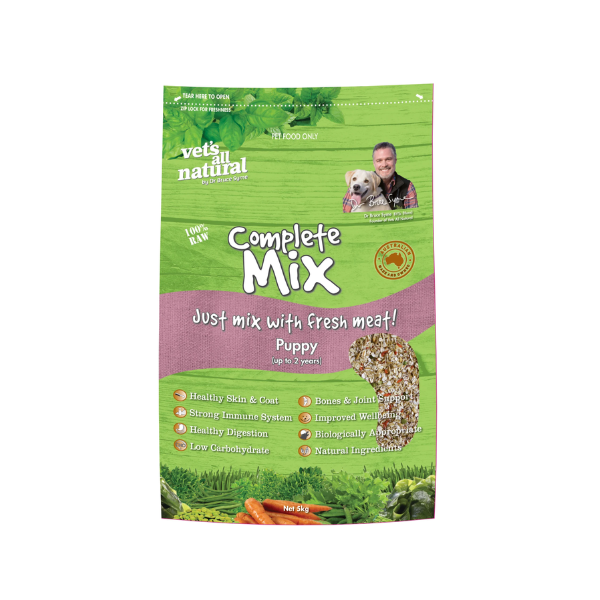 Vets All Natural Complete Mix Dry Dog Food Puppy
