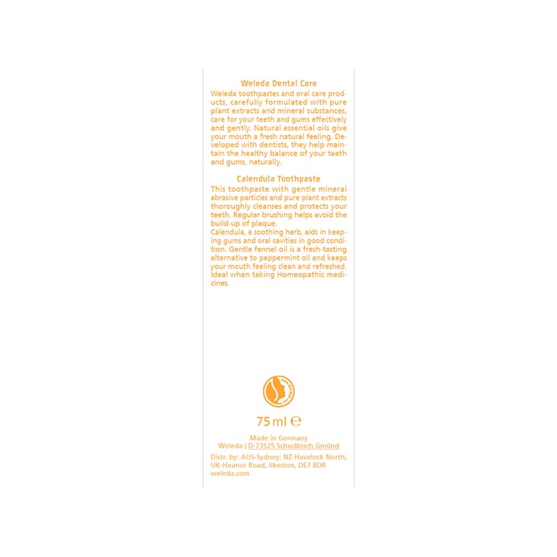 Weleda Calendula Toothpaste 75ml