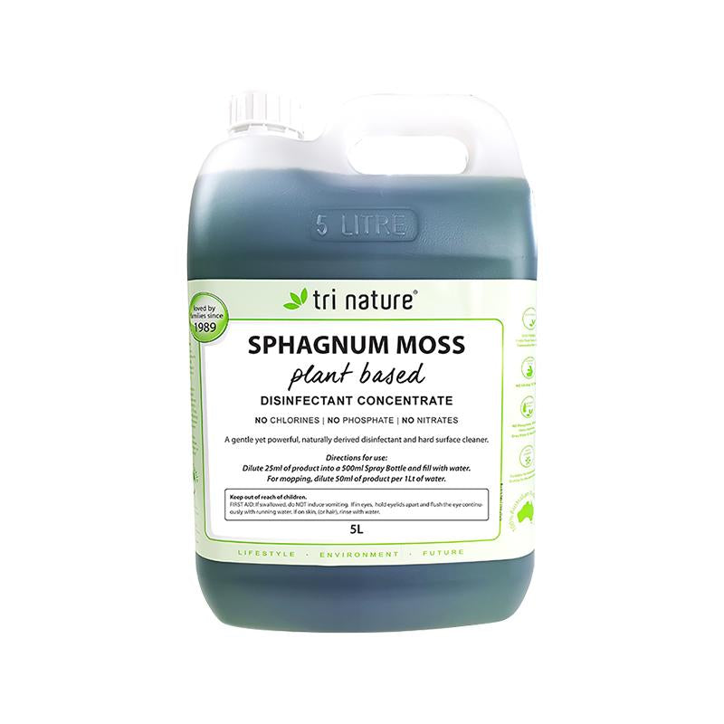 Tri Nature Sphagnum Moss Disinfectant Concentrate Bulk with pump 5L