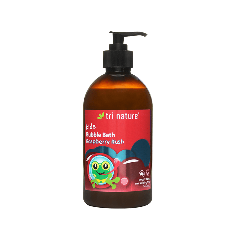 Tri Nature Kids Bubble Bath Raspberry 500ml