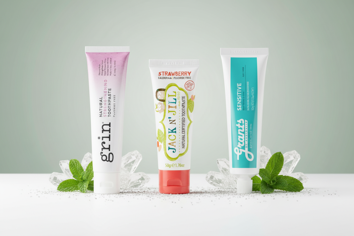 Best Natural Toothpaste in Australia 2026 (Hydroxyapatite, Sensitive Teeth & Kids)