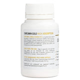 Nature's Help Curcumin Gold directions and active ingredient label.