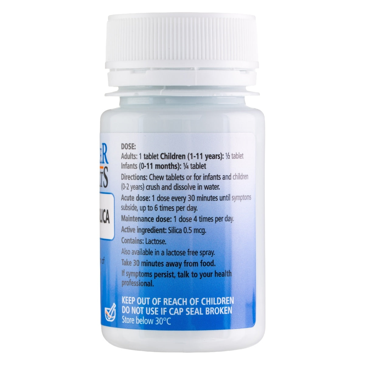 Martin & Pleasance Schuessler Tissue Salts Silica 125 Tablets gallery image 3