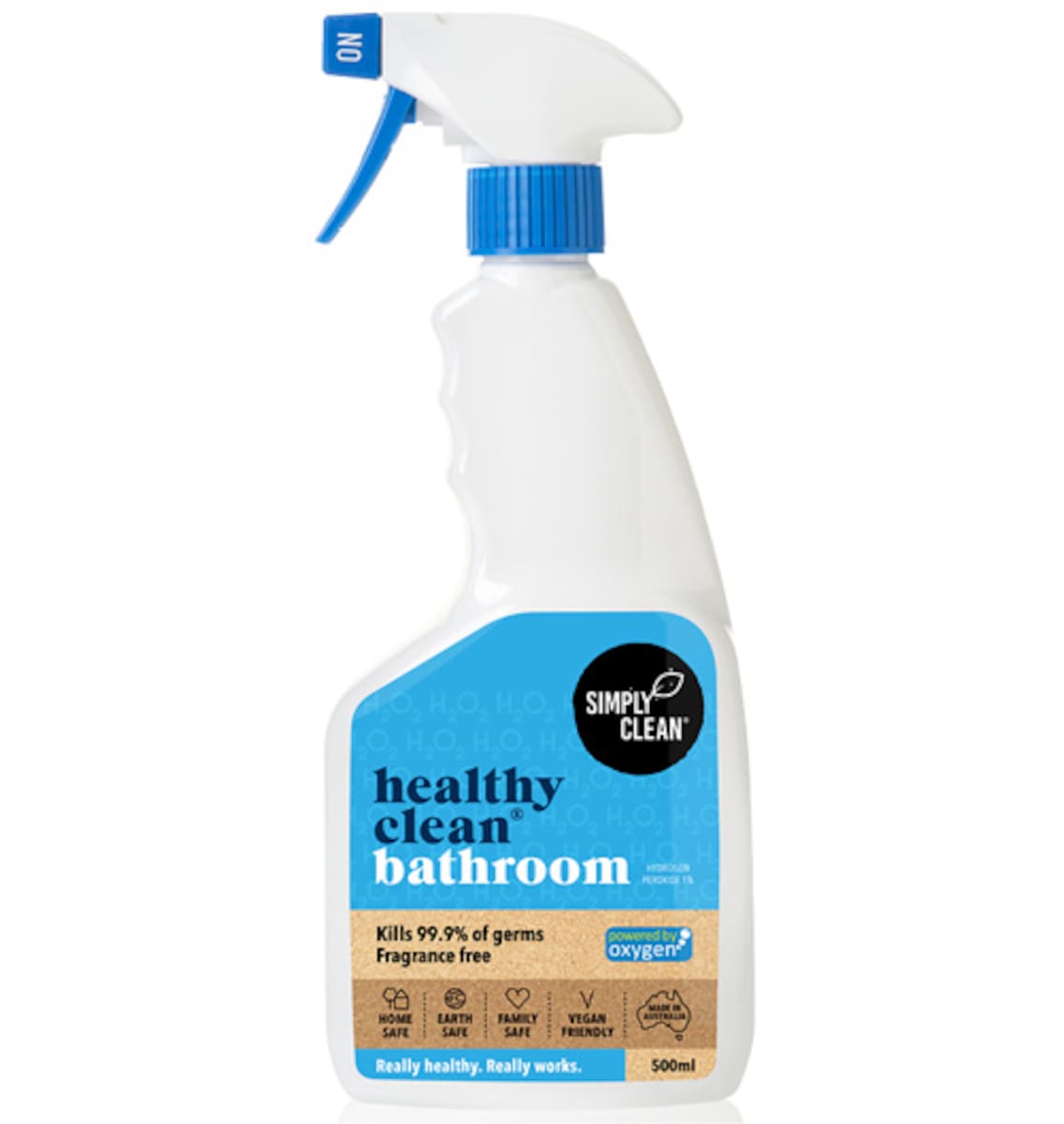 Simply Clean Healthy Clean Bathroom Spray Fragrance Free 500ml