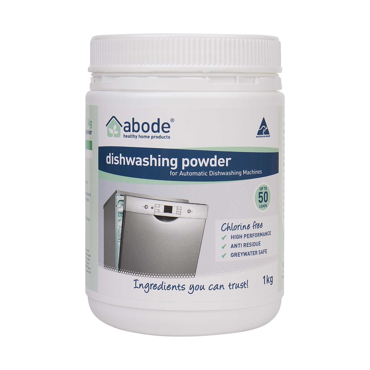 Abode Auto Dishwashing Powder 1kg product packshot