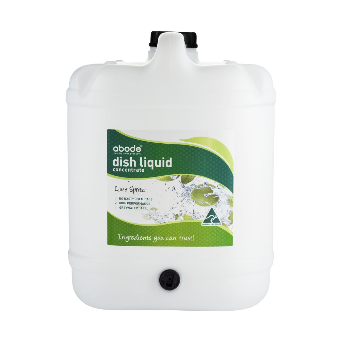Abode Dish Liquid Lime Spritz 15L Drum product packshot