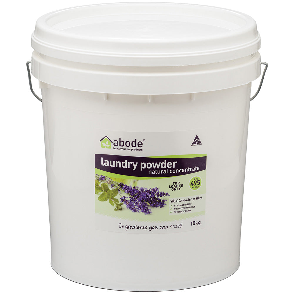 Abode Laundry Powder (Front & Top Loader) Wild Lavender & Mint Bucket 15kg product image