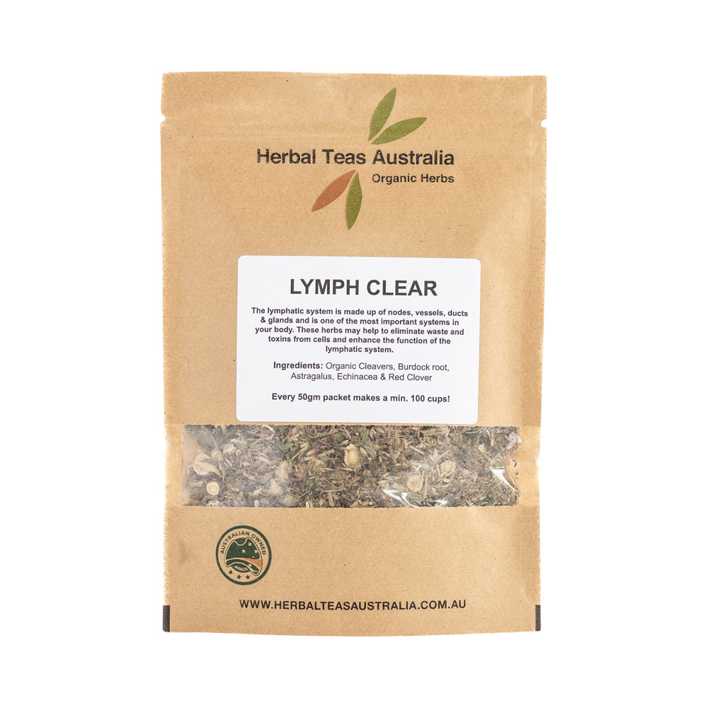 Herbal Teas Australia Organic Lymph Clear Tea 50g pouch