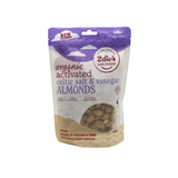 2die4 Live Foods Activated Organic Celtic Salt & Vinegar Almonds 300g front pack