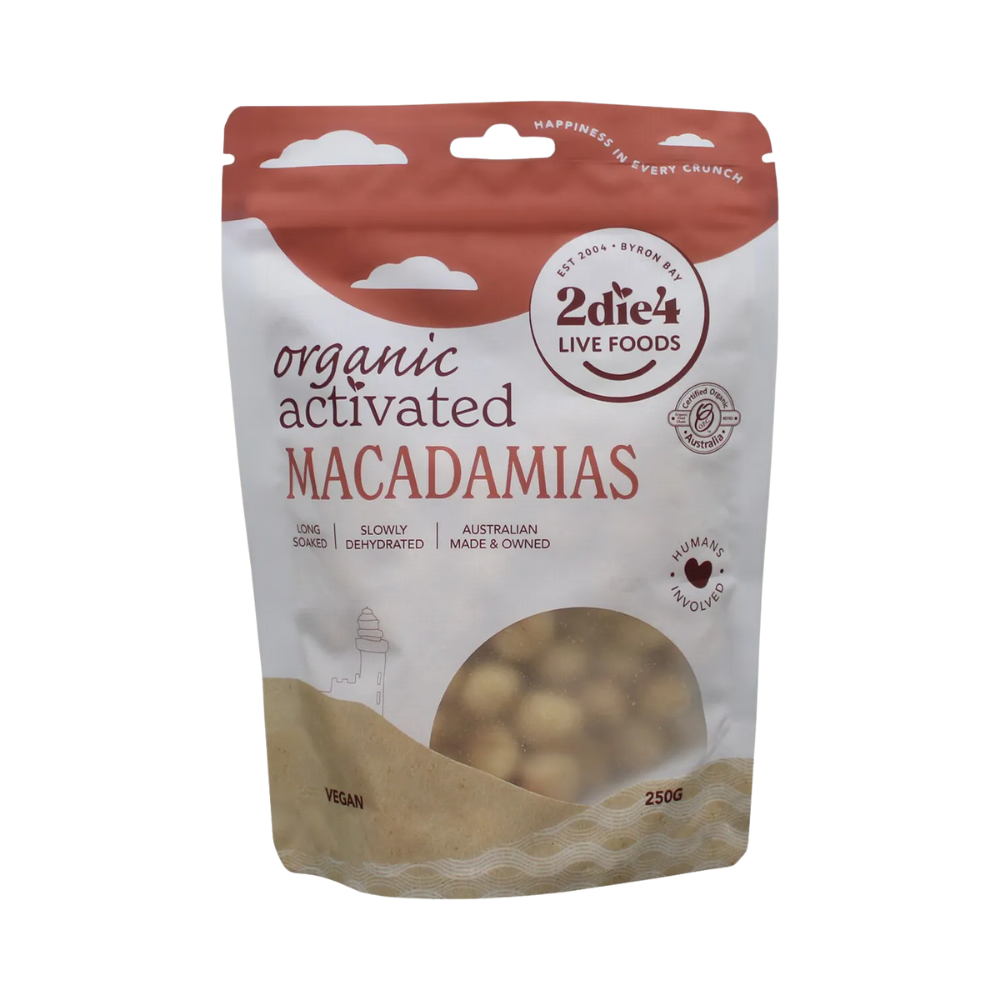 2die4 Live Foods Organic Activated Macadamias