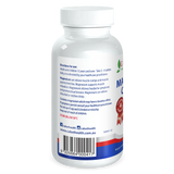 Cabot Health Magnesium Complete 200 tablets rear label with directions, warnings and barcode