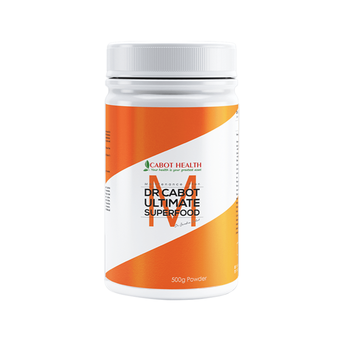 Cabot Health Ultimate Superfood 500g front tub
