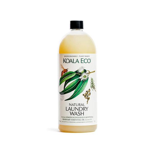 Koala Eco Natural Laundry Wash Lemon Scented Eucalyptus & Rosemary 1L