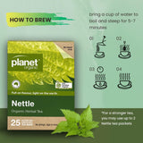 Planet Organic Herbal Tea Bags Nettle 25 Tea Bags