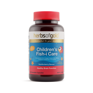 Herbs of Gold Childrens Fish-i Care 60 Capsules