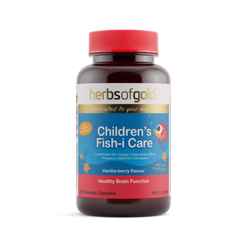 Herbs of Gold Childrens Fish-i Care 60 Capsules