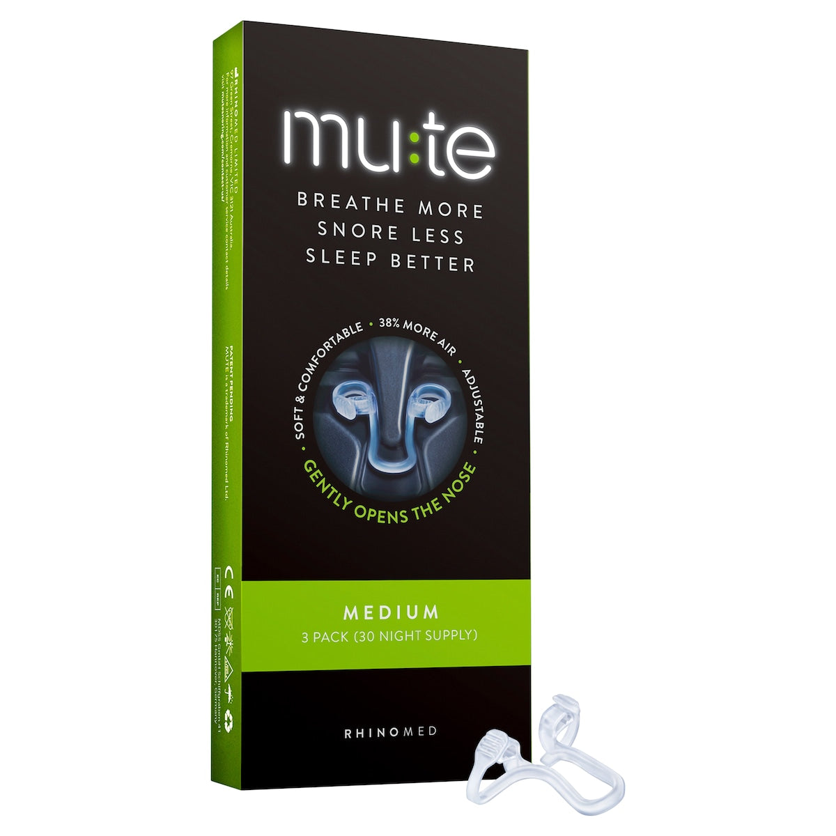 Mute Snoring Device Medium 30 Nights Supply Healthylife gallery image 12