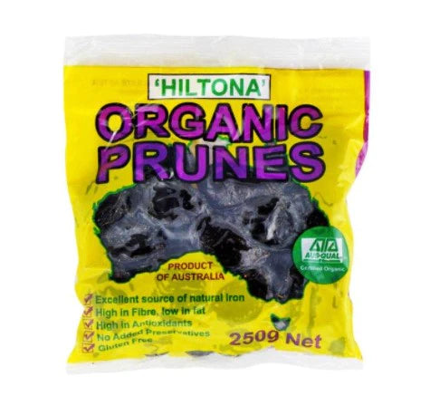 Hiltona Organic Prunes 250g