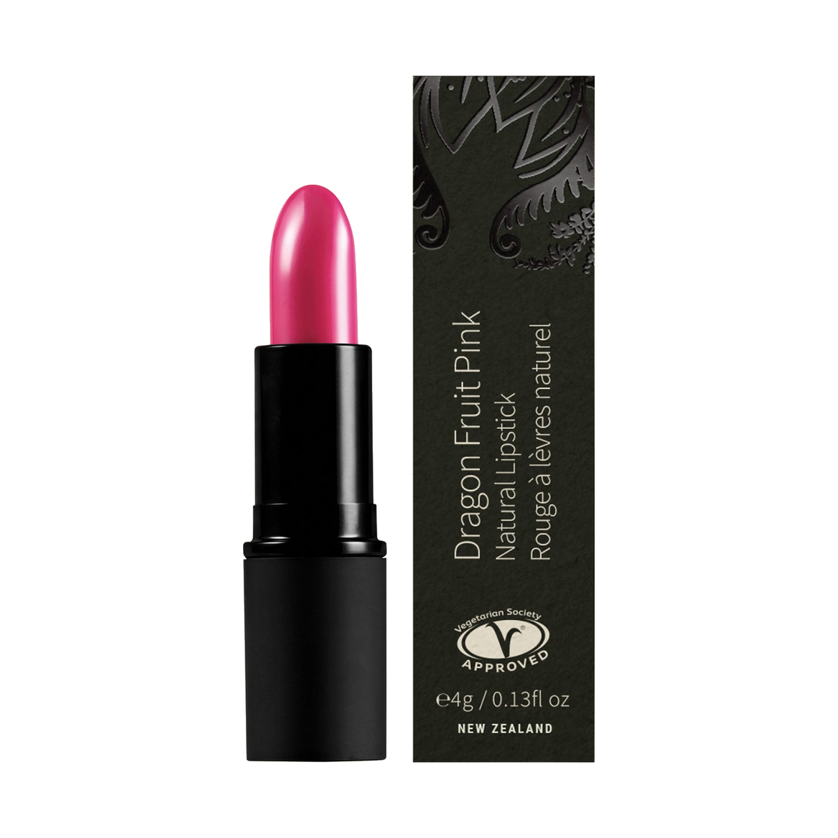 Antipodes Dragon Fruit Pink Natural Lipstick 4g with box
